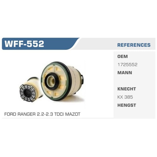 WINKEL WFF-552 Ford Ranger 2.2 3.2 TDCI