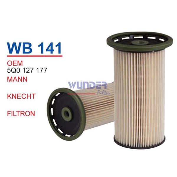 WUNDER WB141 Mazot Filtresi Golf VI - Golf Vıı 