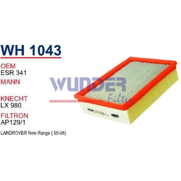 WUNDER WH1043 Hava Filtresi Land Rover New Range