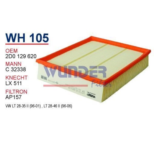 WUNDER WH105 Hava Filtresi Lt35 Sprinter C32338 Fn0179