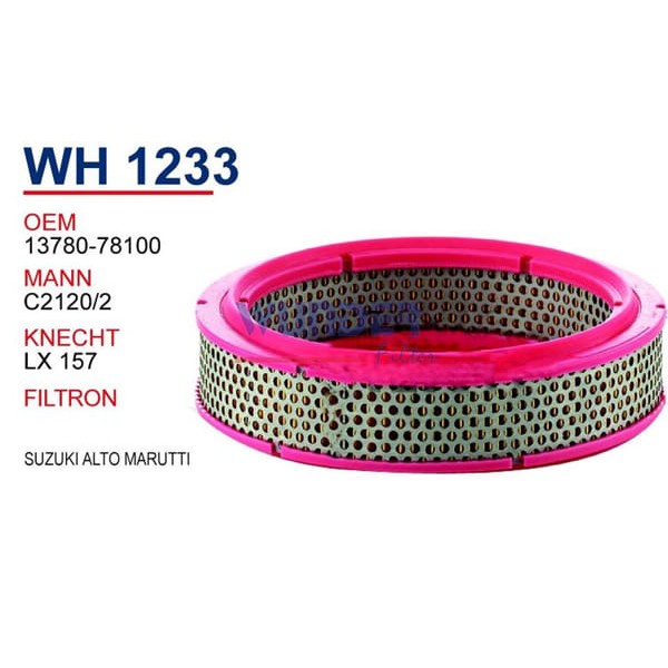 WUNDER WH1233 Hava Filtresi Suzuki Alto - Marutti