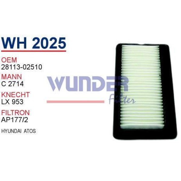 WUNDER WH2025 Hava Filtresi Hyundai Atos