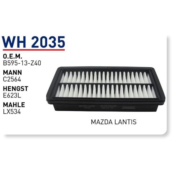 WUNDER WH2035 Hava Filtresi Mazda 323 Famılıa 95- Mazda 323 