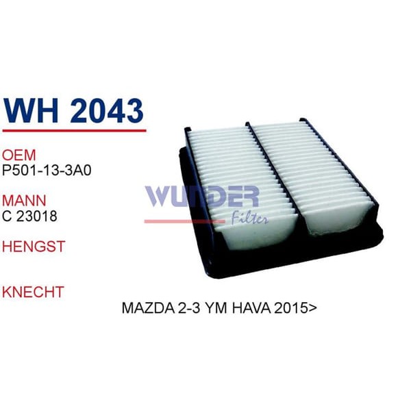 WUNDER WH2043 Hava Filtresi Mazda 2,Mazda 3 1.5 Cx-3 