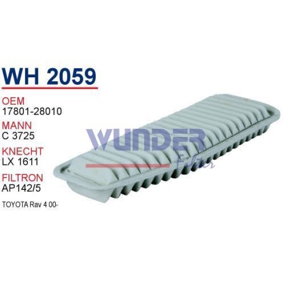 WUNDER WH2059 Hava Filtresi Toyota Rav 4 00-