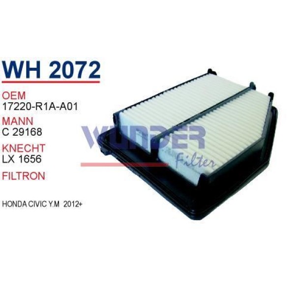 WUNDER WH2072 Hava Filtresi Honda Civic