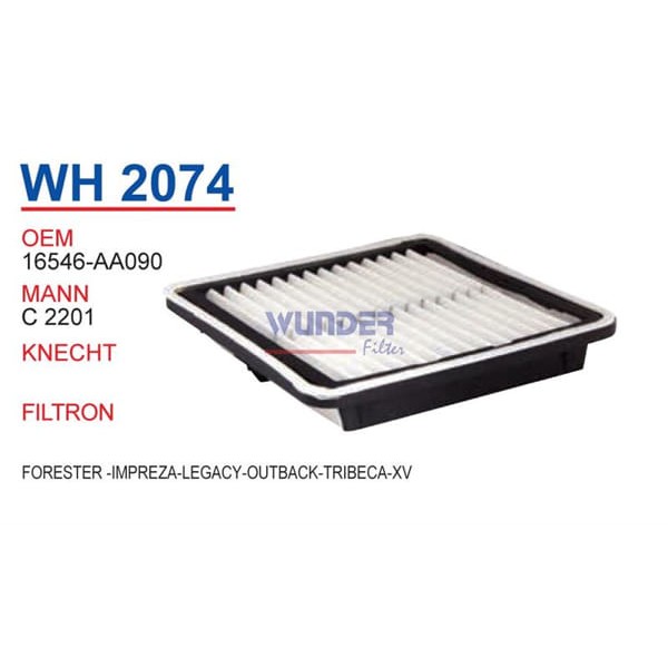 WENDER WH2074 Hava Filtresi Subaru Impreza C2201 Fn5601