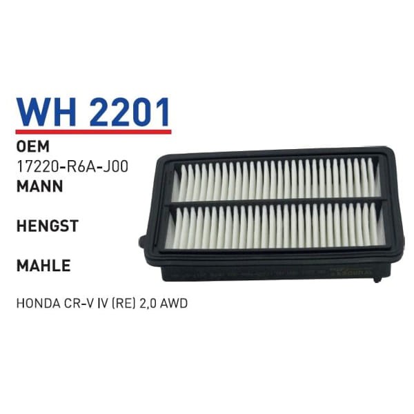 WUNDER WH2201 Hava Filtresi Honda Cr-V IV (Re) 2,0 Awd