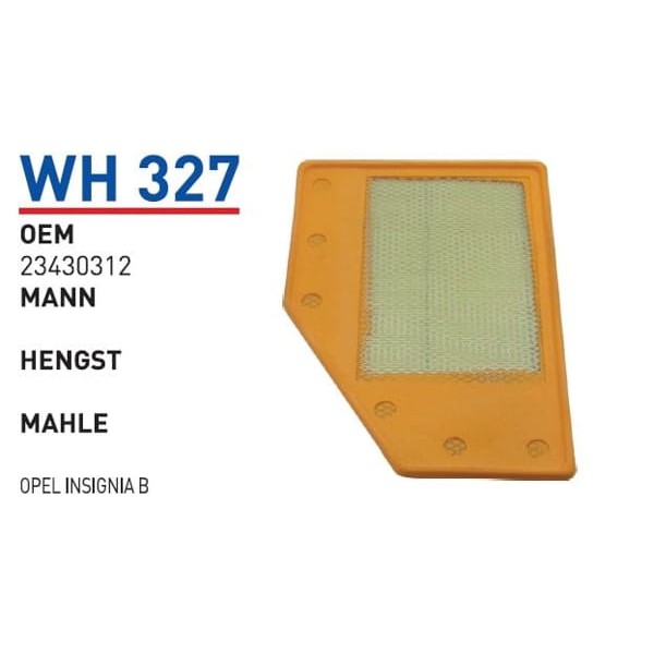 WUNDER WH327 Hava Filtresi Opel İnsignia B 