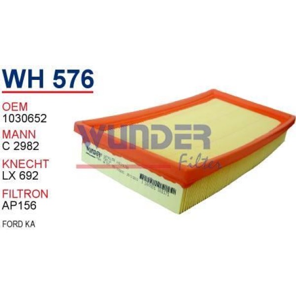 WUNDER WH576 Hava Filtresi Ford Ka 