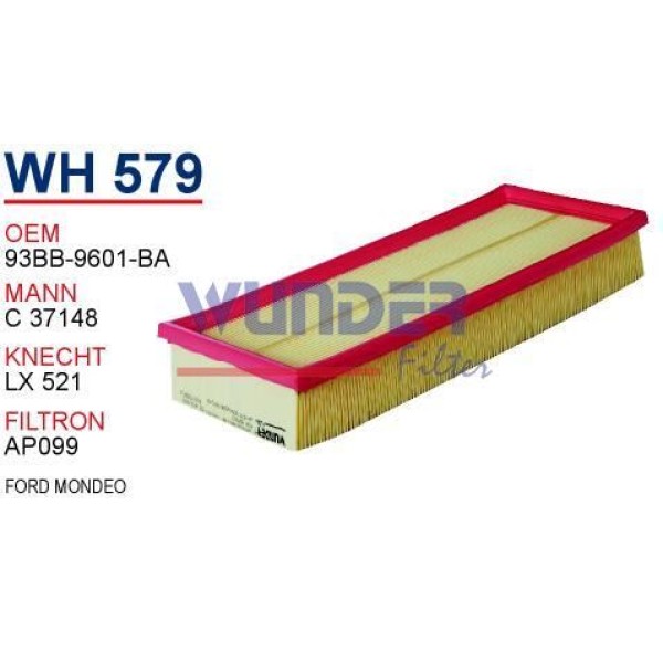 WUNDER WH579 Hava Filtresi Mondeo 1,8 Td 