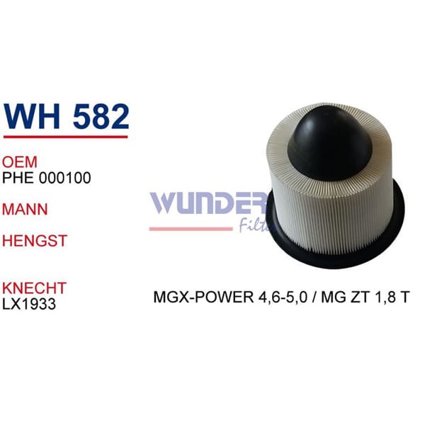 WUNDER WH582 Hava Filtresi Ford Usa Expedıtıon 4,6-5,4 Xlt