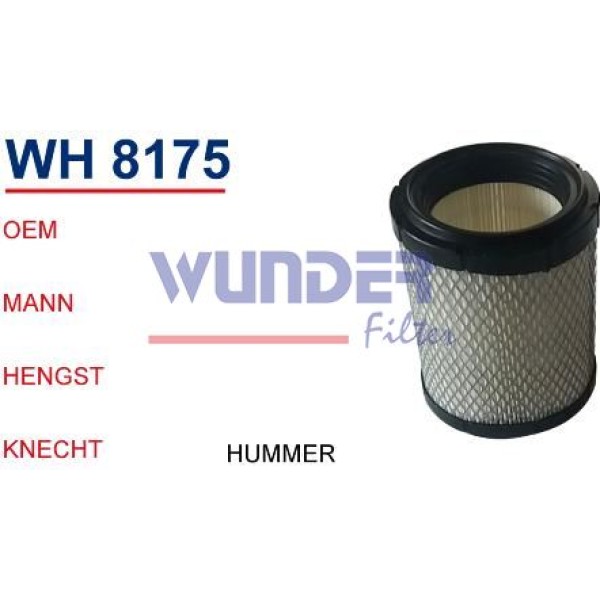 WUNDER WH8175 Hava Filtresi Chrsyler Sebrıng 2,7 L 2001 - 2006