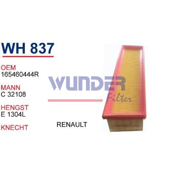 WUNDER WH837 Hava Filtresi Renault