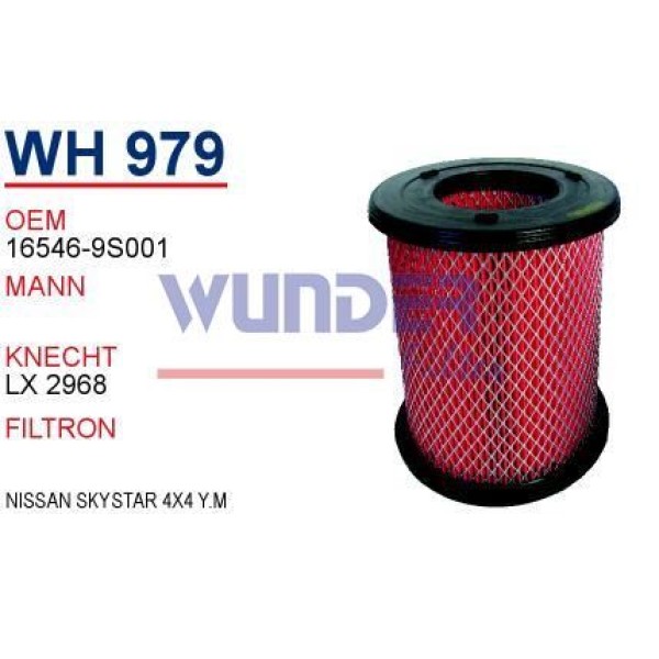 WUNDER WH979 Hava Filtresi D23 Skystar 03- 2.5 Yd25Ddtı