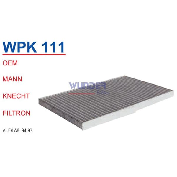 WUNDER WPK111 Polen Filtresi Audi A6 94-97 