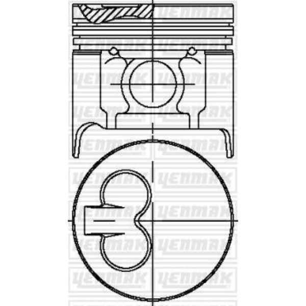 YENMAK 31-3986-0 Piston Segman (Adet) Std 99- E2200×86*