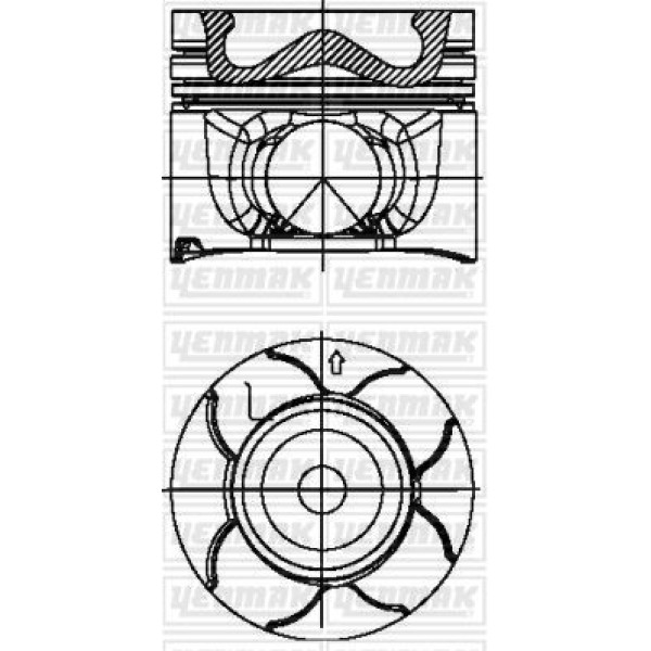 YENMAK 31-4023-0 Piston Segman (Adet) Std 15-19 L200 2.4 Euro6 *4N15* *86*