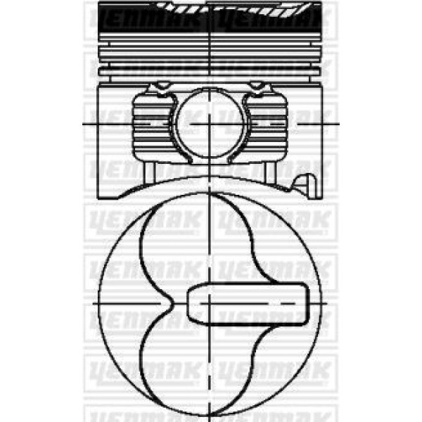 YENMAK 31-4567-0 Piston Segman (Adet) Std Vanette *Ld23* *87*