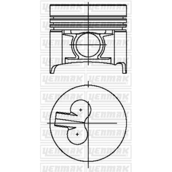 YENMAK 31-4569-0 Piston Segman (Adet) Std Pıck Up Pım:30Mm *Td27* *96*