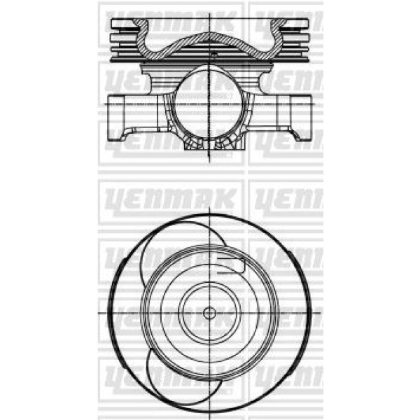 YENMAK 31-30007-0 Piston Segman Std 76 Mm Talisman , 1.6 DCI Kadjar