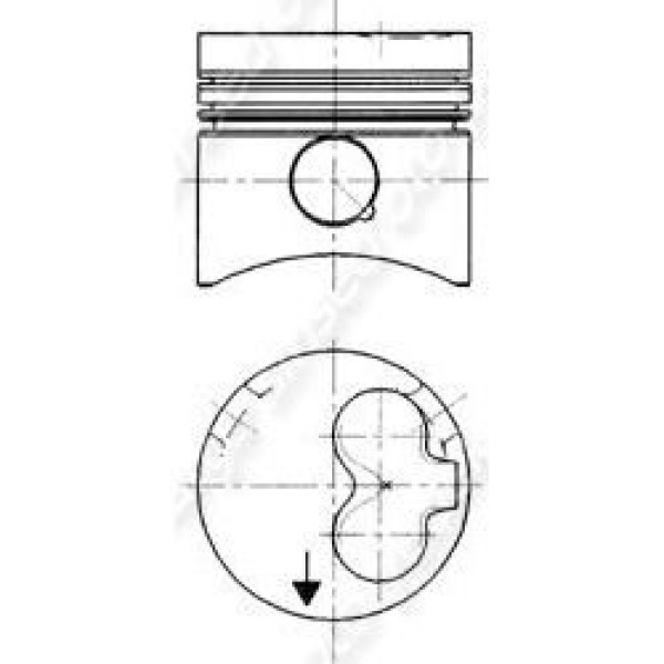 YENMAK 3305-50 Piston Segman 0.50 77.01Mm Audi A80/A90/A100 Caddy I T3 Golf II Jetta II Lt28/35/40/5
