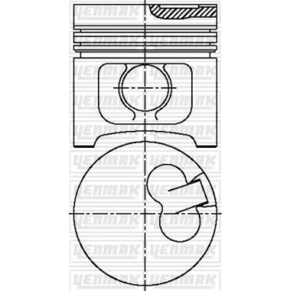 YENMAK 3807-0 Motor Piston Segman Std Astra Vectra Kadett