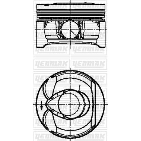 YENMAK 4129-0 Motor Piston Segman Std 207 208 308 508 3008 5008 C4 C5 Ds3 Ds4