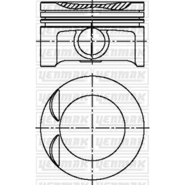 YENMAK 4223-0 Motor Piston Segman Std Astra F 1.8İ 16V Vectra B 1.8İ 16V