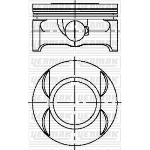 YENMAK 4229-STD Piston Segman Std Vectra C 06- Astra 04- Sıgnum 05- 1.8İ 16V Z 18 Xer 80.50