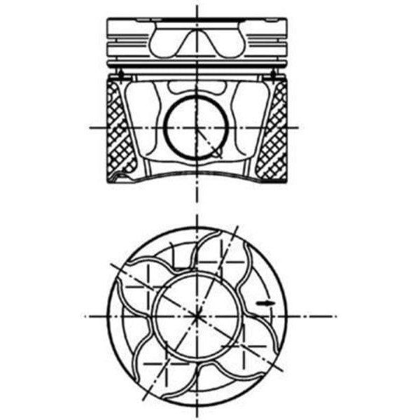 YENMAK 4332-0 Motor Piston Segman Std A4 2.5 TDI A6 2.5 TDI Allroad 2.5 TDI Super B 2.5 TDI 24V 155