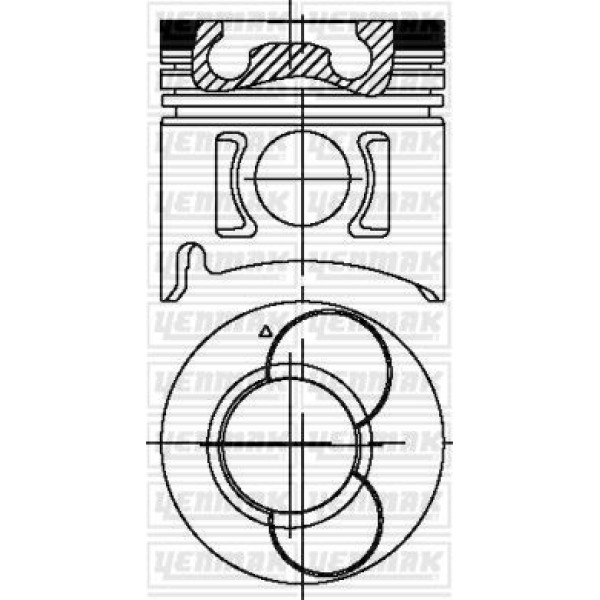 YENMAK 4385-0 Motor Piston Segman Std Yeni Model J9 Premium Nkr55