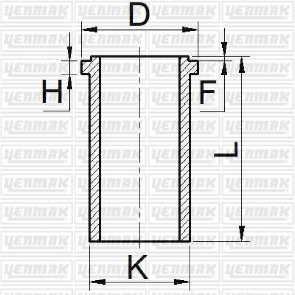 YENMAK 51-65533-50 Motor Gömlek 050 Kobra 3500 