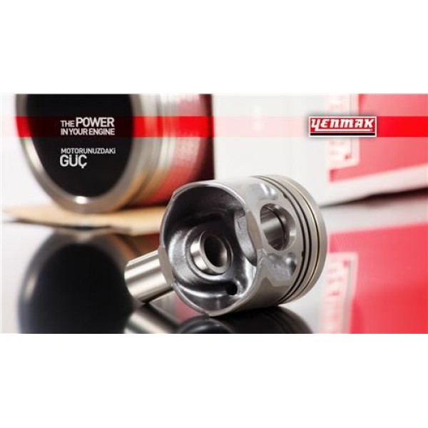 YENMAK 7904-1 Motor Seti Takım Renault 9 Renault 12 1400 Goetze Tip Segmanlı 76.00 Cap