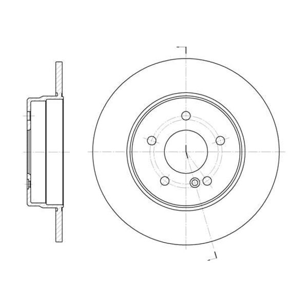 YAVUZSAN 24203 Fren Diski Mercedes W202T202 203 Arka 