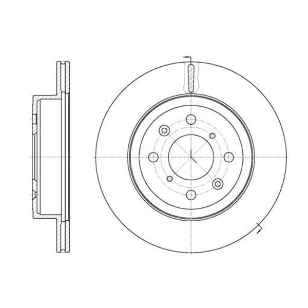 YAVUZSAN 32244 Fren Diski Suzuki Ignıs Ön *** 