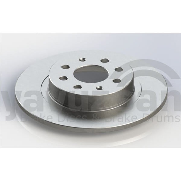 YAVUZSAN 33691 Arka Fren Diski Punto Evo 09- Corsa E 14- Adam 13- Düz 264Mm 