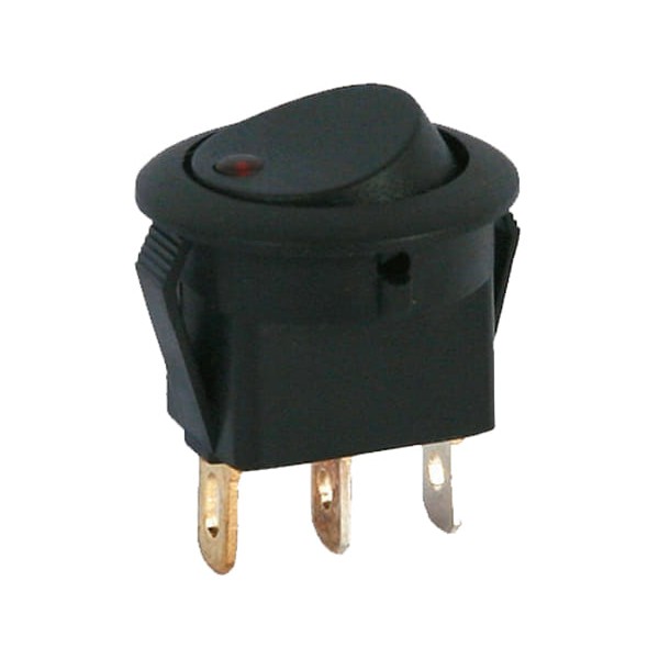 AEM 30 0111 Açma Kapama Anahtarı Mini Yuvarlak Ledli 3 Pinlı (An 111)