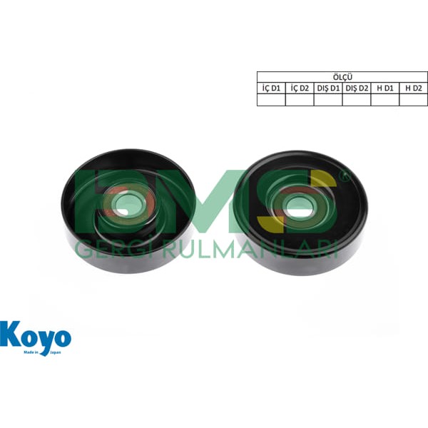 BMS 448 Alternatör V Kayış Gergi Rulmanı 17×90×23 Demir Suzuki Grand Vitara Sx4 