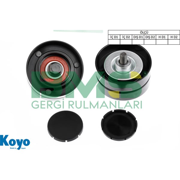 BMS 453 Alternatör Gergi Rulmanı Otokar Sultan Mıdıbus -Renault Rvı Mıdlum 2006-2009 Volvo B Serisi