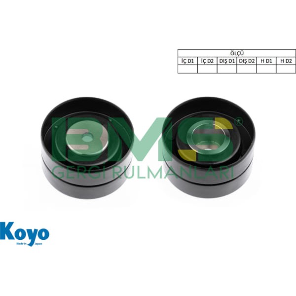 BMS 459 Kayış Gergi Rulmanı Mercedes Axor 1835-1840-1835-1836-2640-3240-3340-4140 (Om457) (12×84×25) 