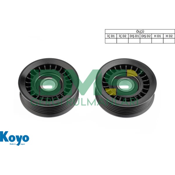 BMS 467 Alternatör Gergi Rulmanı Civic VIII Ix Cr V IV Hr V 1.6 1.8I Vtec (Fk2) 1.8 (Fb2) 2.0 (Re5)2 