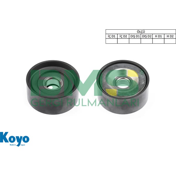 BMS 476 Alternatör Gergi Rulmanı Man D 2066-D 2676 Loh-Lftga 18.430 D2066 04- Starlıner Tourlıner 74 