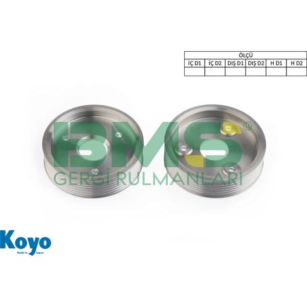 BMS 487 Direksiyon Pompa Kasnağı Master II G9U