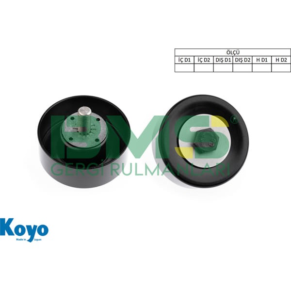 BMS 489 Alternatör Gergi Rulmanı Dodge Nıtro 2.8 Crd 07-12 Jeep Cherokee 2.8 Crd 02-08 