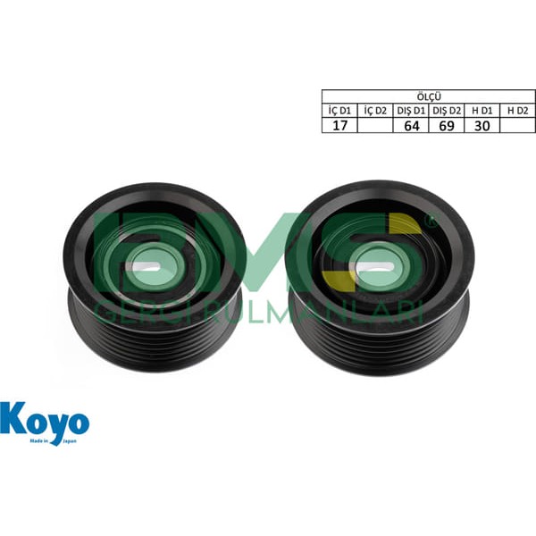 BMS 632 Kayış Gergi Rulmanı W220 02-05 W221 05-13 C215 99-06 R230 06-12