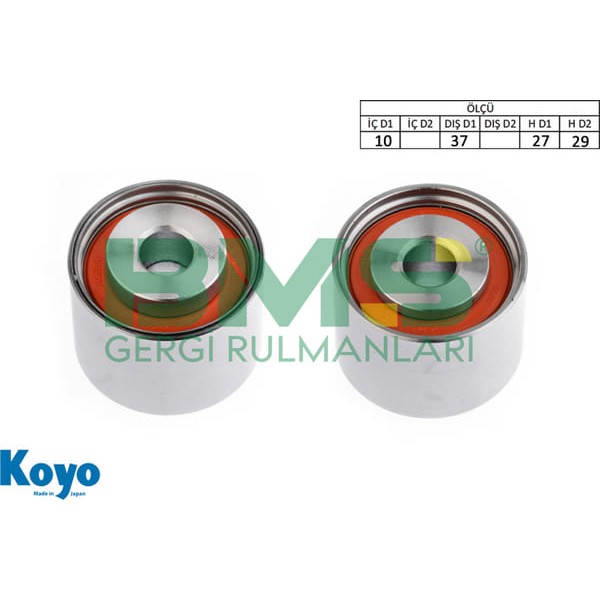 BMS 653 Alternatör Gergi Rulmanı P206 306 (98 01) Partner Berlingo Expert Jumpy Xsara (98) 1.9D (Dw8 