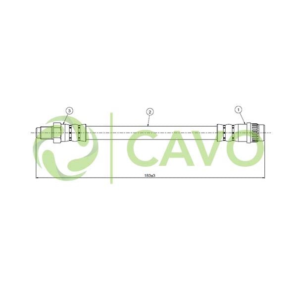 CAVO C800174A Fren Hortumu Arka Laguna 94-