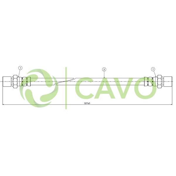 CAVO C800419A Fren Hortumu Arka Rav 4 2.0İ 16V 97-