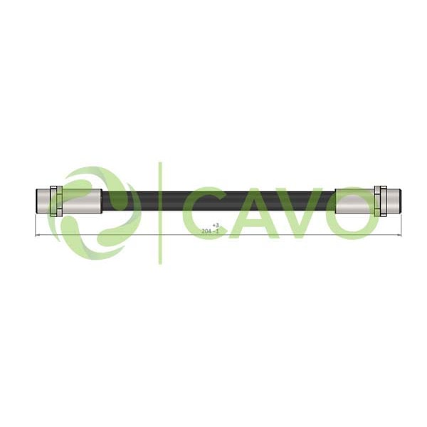 CAVO C800432B Fren Hortumu Arka Superb 02- 08 A8 03- 10 A4 95- 00 Passat 96-